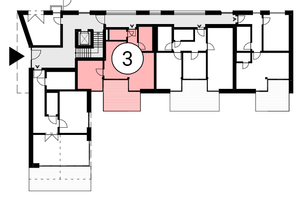 Haus 1 3-Zimmer-Wohnung